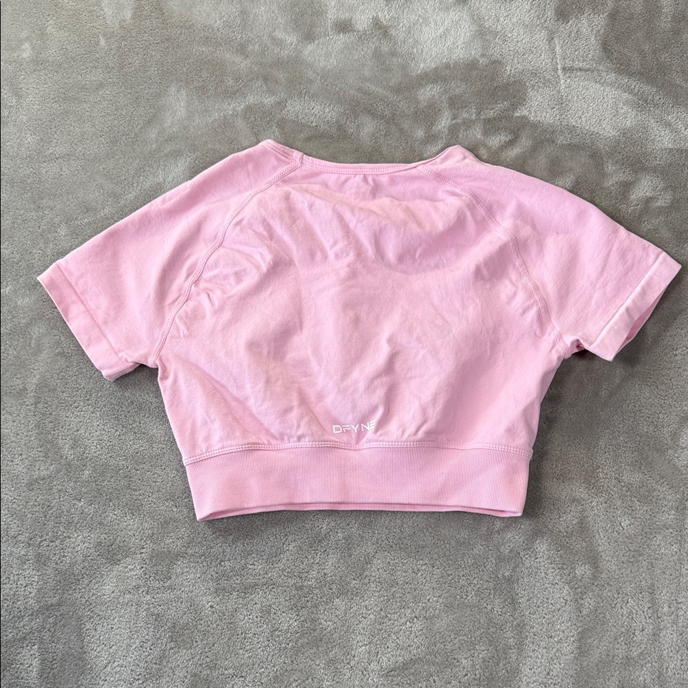Dfyne Small pink Women's Crop Top - Picture 3 of 5